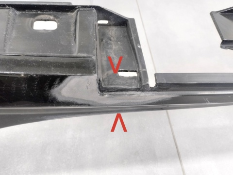 Listwa progowa lewa Audi A6 C7 S Line 4G0 LIFT 14- sedan kombi