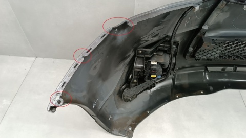 Zderzak przód przedni Mitsubishi ASX 10-12 / + halogeny + wiązka