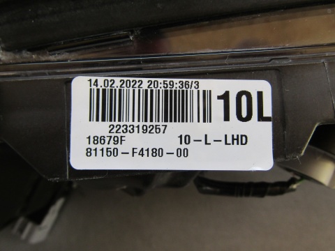 LAMPA PRZÓD TOYOTA CHR C-HR I LIFT LED 19-23 LH 81150-F4180