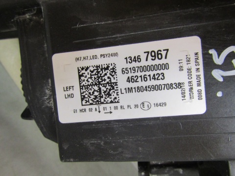 LAMPA PRZÓD OPEL CROSSLAND X ZWYKŁA17-20 LH LEWA 13467967