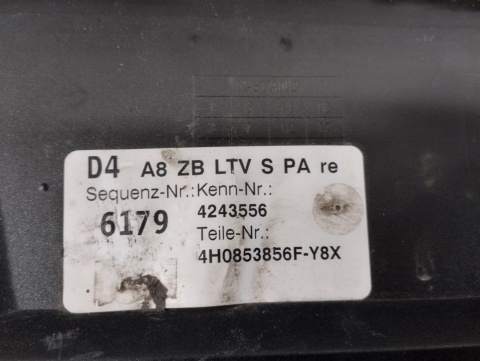 Listwa progowa prawa Audi A8 S8 Sline D4 4H 10-17 4H0 NWB