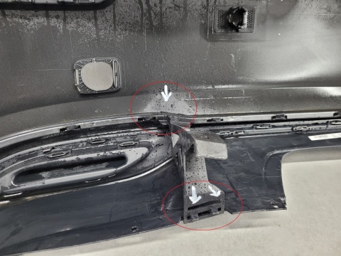 Zderzak tył tylny Mercedes A Klasa W177 177 LIFT HB 23-