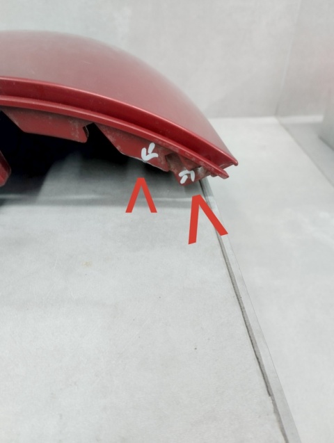 Narożnik listwa prawy prawa pod lampę NISSAN NOTE I 06-12