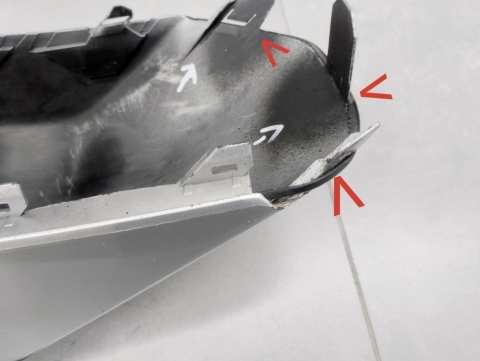 Listwa zderzaka przedniego przód prawa Toyota FJ Cruiser 07-14