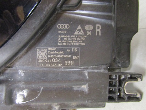 LAMPA PRZÓD AUDI A6 C8 LED 18- RH PRAWA 4K0941034