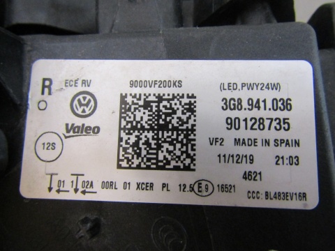 Lampa przód VW Arteon 3G8 FULL LED 17-24 RH PRAWA 3G8941036