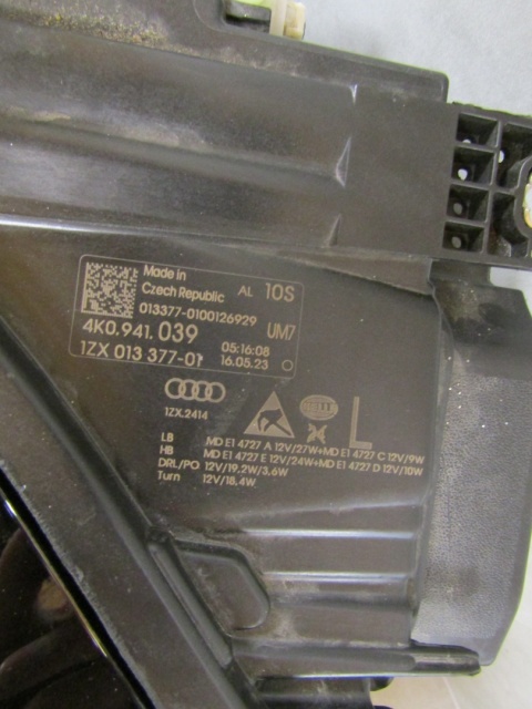 LAMPA PRZÓD AUDI A6 C8 FULL LED LH 18- 4K0941039