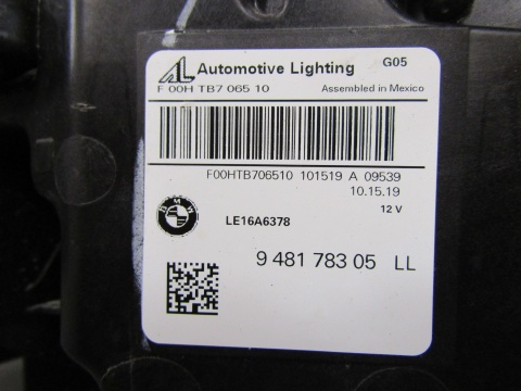 Lampa przód BMW X5 G05 X6 G06 FULL LED 18-23 LH LEWA 9481783