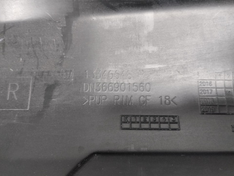 Listwa progowa prawa Opel Astra J GTC OPC Line 3D