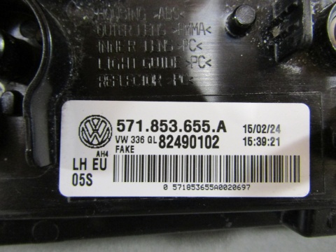 GRILL ATRAPA LISTWA DEKOR VW TIGUAN III RH 24- LH LEWA 571853655A