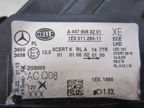 LAMPA PRZÓD MERCEDES V KLASA W447 LIFT FULL LED LH LEWA ILS 20- A4479063201