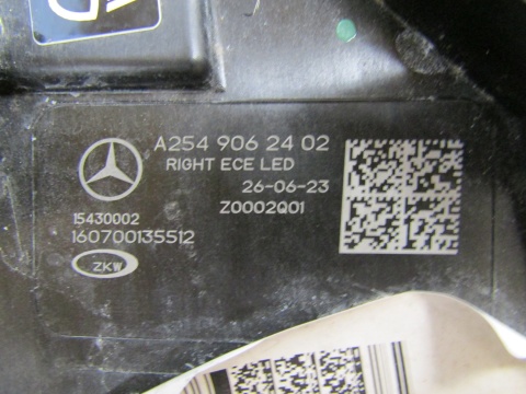 LAMPA PRZÓD MERCEDES GLC 2 W254 FULL LED DIGITAL LIGHT 22- RH PRAWA A2549062402
