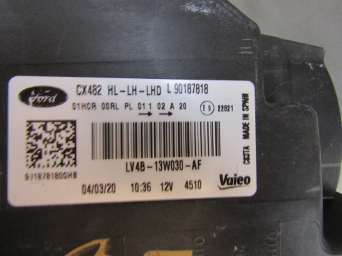 LAMPA PRZÓD FORD KUGA MK3 ZWYKŁA SOCZEWKA LH LEWA 19-24 LV4B-13W030-AF