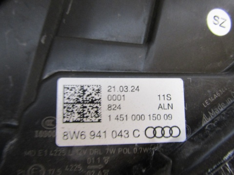 LAMPA PRZÓD AUDI A5 8W6 KSENON NIESKRĘTNY 16-19 LH LEWA 8W6941043C