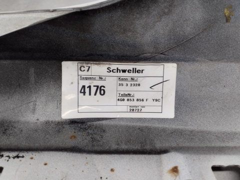 Listwa progowa prawa Audi A6 C7 4G0 11-14 S Line