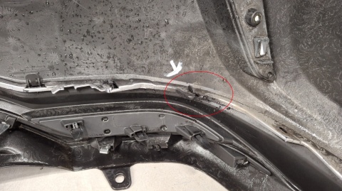Zderzak tył tylny Lexus RX450HL RX 4 IV L Long Lift 19-22