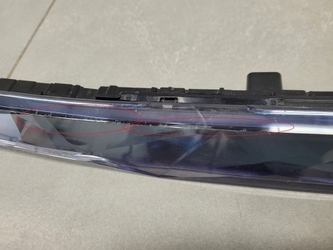 Panel klimatyzacji dekor ozdobny listwa konsoli BMW 7 G70 22-