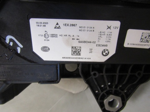 LAMPA PRZÓD BMW X1 U11 LED 22- RH PRAWA 5A5BD44-02