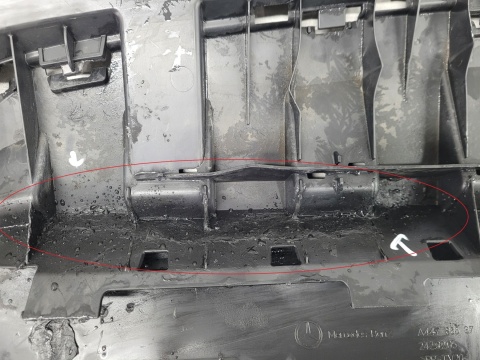 Osłona plyta podłoga pod zderzak przód Mercedes Vito W447 447 Lift 24-