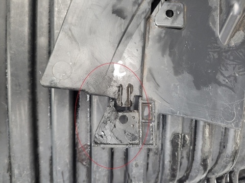 Osłona plyta podłoga pod zderzak przód Mercedes Vito W447 447 Lift 24-