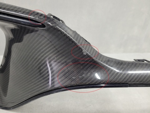 Kratka listwa dokładka spoiler zderzaka przód Mercedes S Klasa W222 6.3 AMG 63AMG Lift 17-20