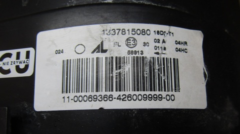 LAMPA PRZÓD DUCATO II JUMPER BOXER 02-06 LIFT RH PRAWA PRZÓD 1337815080