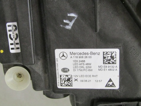 Lampa przód Mercedes CLA W118 Full Led High Performance RH 19-23 A1189062600
