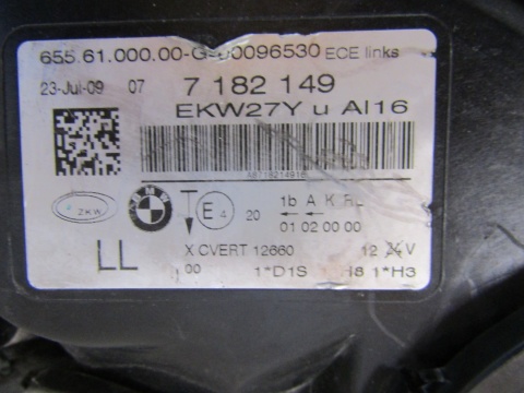 LAMPA PRZÓD BMW 7 F01 F02 KSENON SKRĘTNY 08-12 LH LEWA 7182149