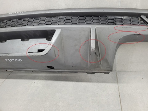 Dyfuzor spoiler dokładka zderzaka tył tylny tylna Audi A1 S1 8X 8XA Lift S-line 14-18