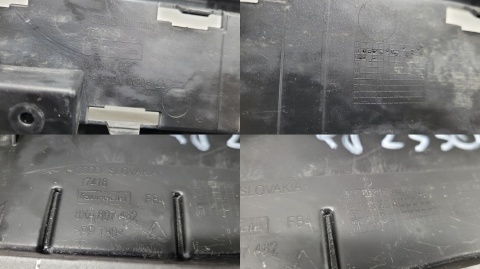 Dyfuzor spoiler dokładka zderzaka tył tylny tylna Audi A1 S1 8X 8XA Lift S-line 14-18