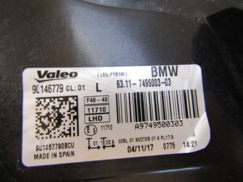 LAMPA PRZÓD BMW X1 F48 LED 15-19 LH LEWA 7495003