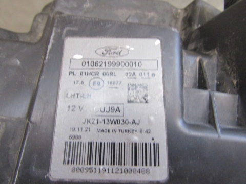 LAMPA PRZÓD FORD TRANSIT CUSTOM ZWYKŁA LIFT 17-23 LH LEWA JK21-13W030-AJ