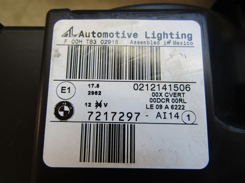Lampa przód BMW X3 F25 KSENON SKRĘTNY 10-14 LH LEWA 7217297