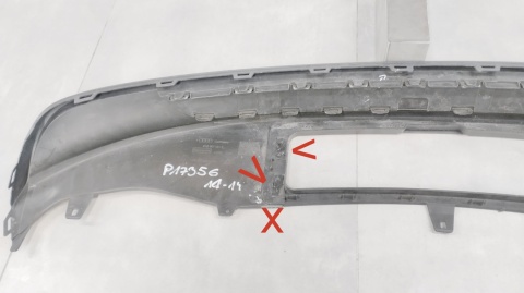 Dyfuzor spoiler zderzaka tył Audi A6 C7 4G0 S Line 10-14 sedan kombi