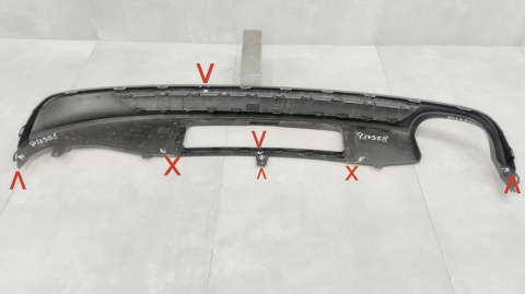 Dyfuzor spoiler zderzaka tył Audi A6 C7 4G0 S Line 10-14 sedan kombi