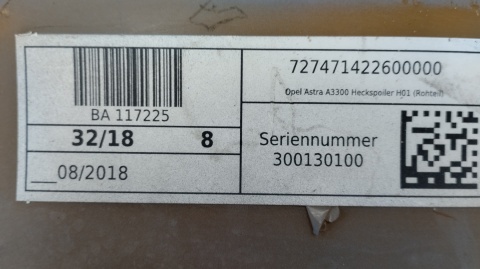 Spoiler dokładka zderzaka przód Opel Astra H III 3 GTC Opc Line 04-10