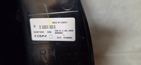 Komplet lamp tylnych lewa prawa Citroen C3 IV ZWYKŁA Z LED 24- 9845616680 9845616480
