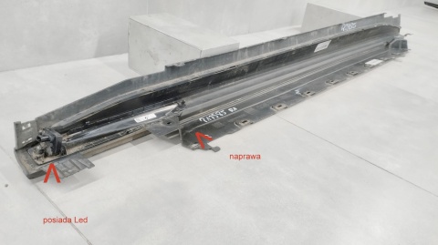 Listwa progowa prawa BMW i4 G26 BEV Electryk 20- i-4 dół listwy + Led