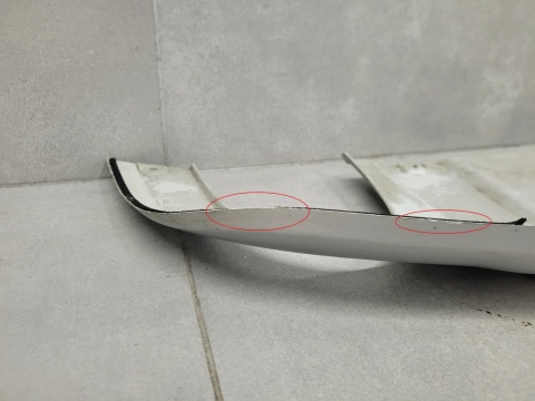 Dyfuzor dokładka zderzaka spoiler tył Volvo XC60 08-12