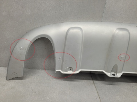 Dyfuzor dokładka zderzaka spoiler tył Volvo XC60 08-12