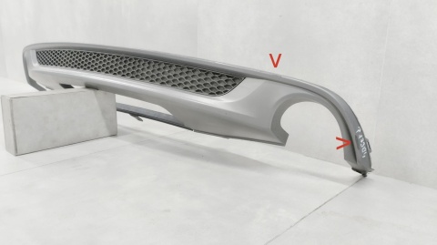 Dyfuzor spoiler zderzaka tył Audi A6 C7 4G0 S Line 10-14 sedan kombi