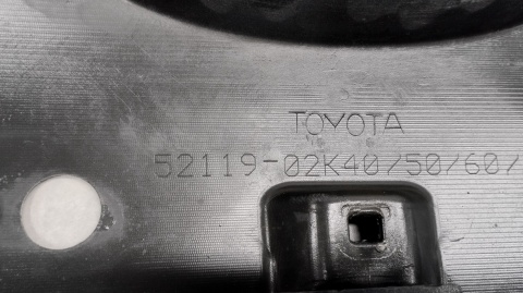 Zderzak przód przedni Toyota Auris 2 II Lift 15-18 / PŁYTA