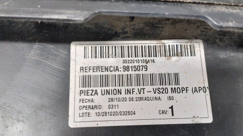 Płyta osłona pod zderzak Mercedes Vito V Klasa W447 A4478856400 A4478857400