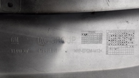 Spoiler dokładka dyfuzor tył tylni Opel Corsa E OPC LINE 14-19