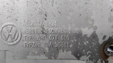 Spoiler dokładka dyfuzor zderzak tył VW POLO V 5 6R Body Kit 09-17