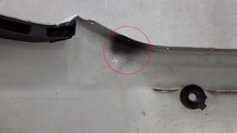 Zderzak tył tylny Mercedes SL W230 R230 Lift 06-11 / + ślizgi