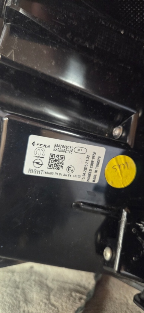 KOMPLET LAMP TYLNYCH LEWA PRAWA OPEL FRONTERA ZWYKŁA 24- 9847645480 9847645180