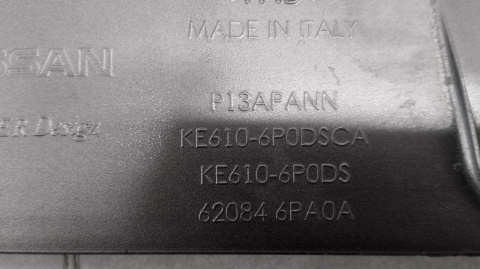 Spoiler dokładka zderzak przód Nissan Juke 2 II F16 19- / 620846PA0A