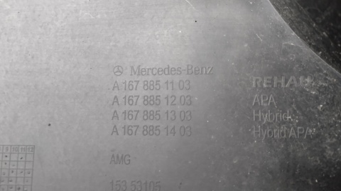 ZDERZAK TYŁ TYLNY MERCEDES GLE V167 AMG 19-