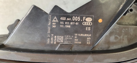 Lampa przód Audi A6 C7 LIFT KSENON NIESKRĘTNY 14-18 LEWA LH 4G0941005F